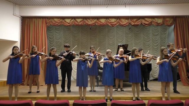 Ансамбль скрипачей "Камертон", 19.11.2021 год, С. Прокофьев "Вставайте, люди русские" смотреть онлайн