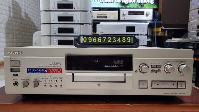 Sony MDS JA33es , Tét Chức Năng DAC . Lh: 0966723489