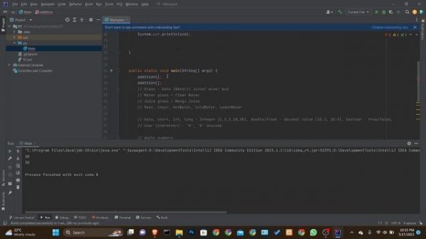 Java Programming - Basics