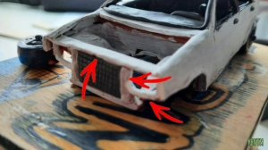 ВАЗ–2109 из пластилина.