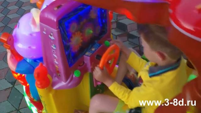 Детский аттракцион качалка Зоопарк