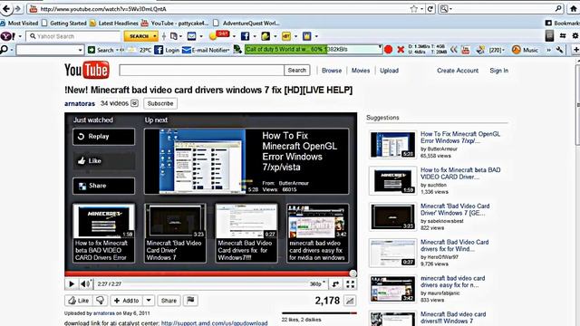 how to fix launcher frame and bad video card minecraft vista 32 bit смотреть онлайн