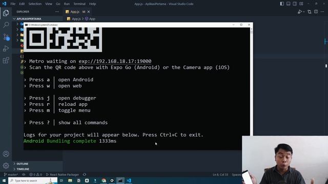 4. Ringkasan Cara Ngejalanin Project dari Awal - React Native Expo 2023 смотреть онлайн