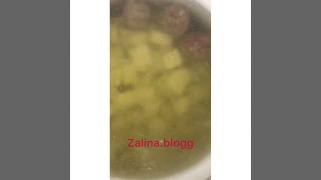 Суп с фрикадельками