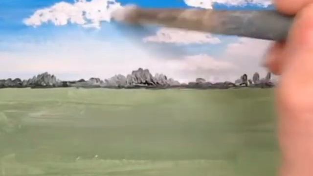 Мастер-класс. Как нарисовать летний пейзаж, легко и просто. Пошагово, красками, гуашью смотреть онлайн