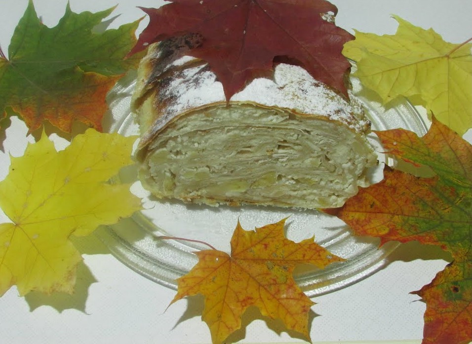 ОТЛИЧНЫЙ ДЕСЕРТ К ЧАЮ! РУЛЕТ ИЗ ЛАВАША С ТВОРОГОМ И БАНАНАМИ! смотреть онлайн