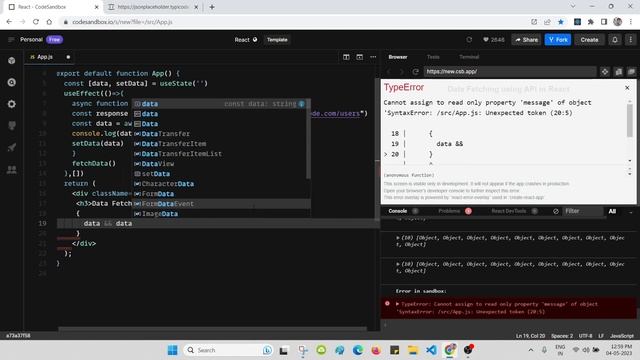 useEffect hook in Functional component in React - Data Fetching смотреть онлайн