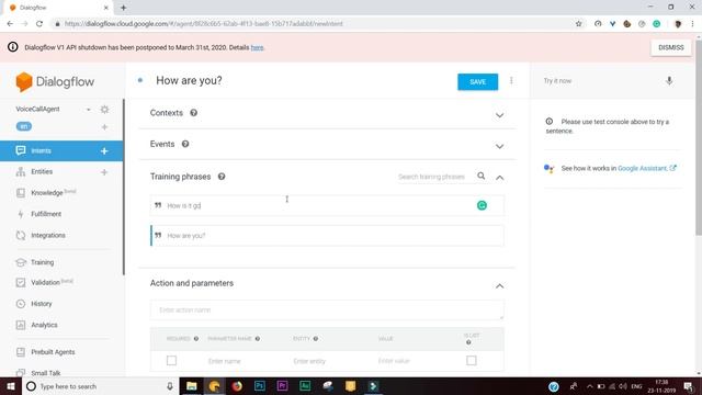 How to build a Telephony Chatbot using Dialogflow смотреть онлайн