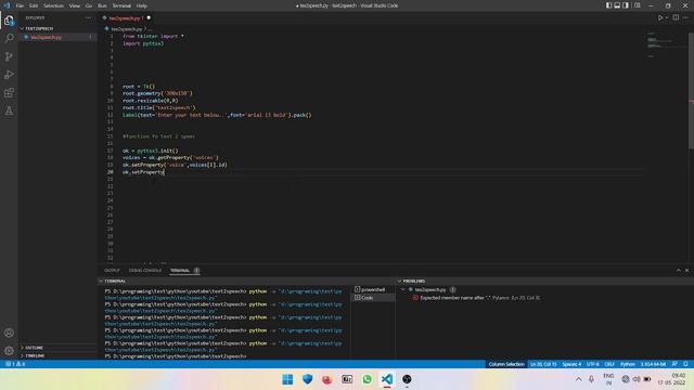 TEXT TO SPEECH IN PYTHON | Convert Text to Speech in Python | Build A Python GUI App Tutorial смотреть онлайн