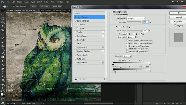 How to make Graffiti Effect in Photoshop смотреть онлайн