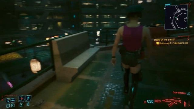 Cyberpunk 2077 [4k] - Roaming Around and Fighting Crime (Side mission) #game смотреть онлайн
