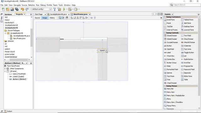 Jframe In Java |TextField ,label,Button | Tutorial 4 for beginners смотреть онлайн
