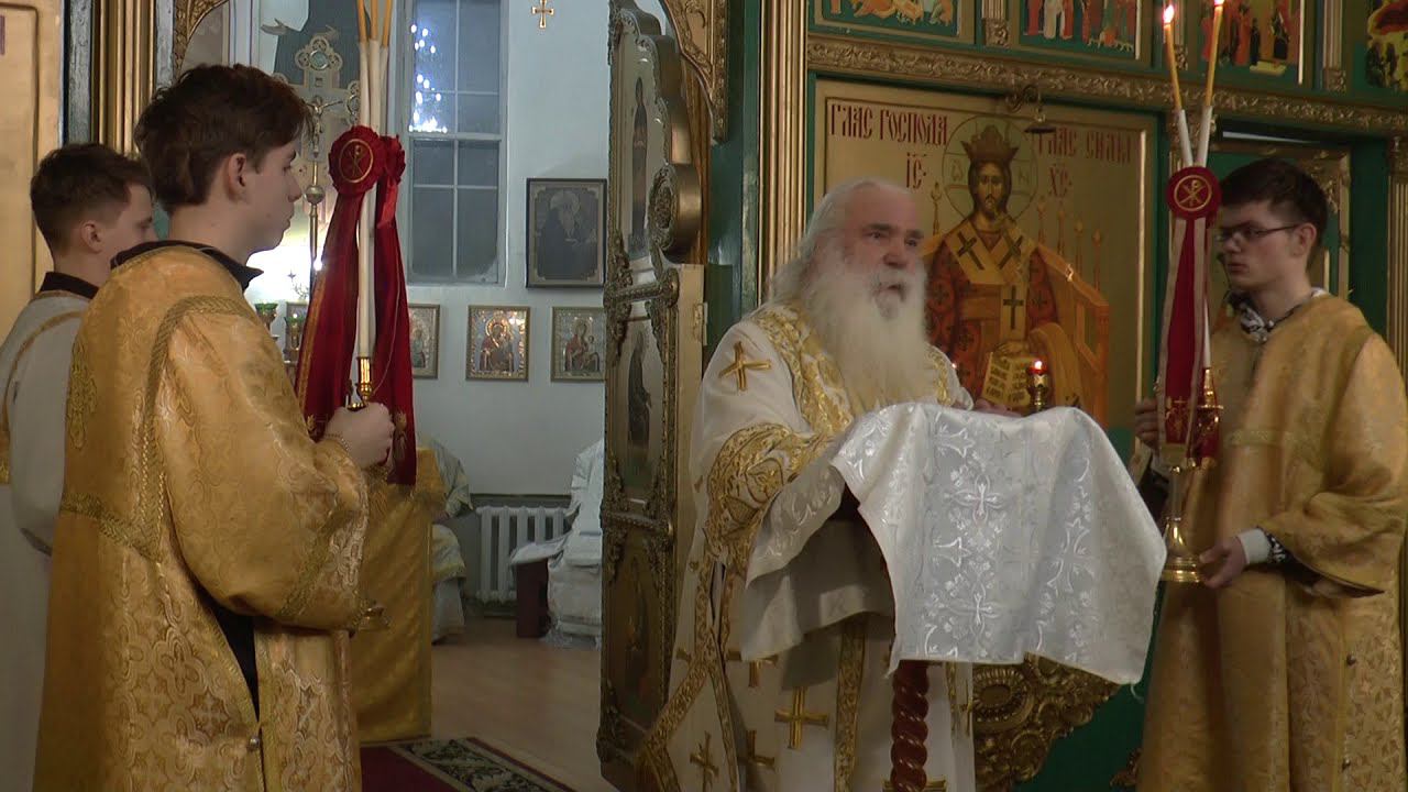 Проповедь Святейшего Митрополита Серафима в праздник Крещения Господня 19_01_2021 смотреть онлайн