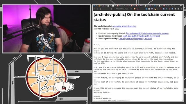 Arch Linux Toolchain Is Finally Being Updated! смотреть онлайн