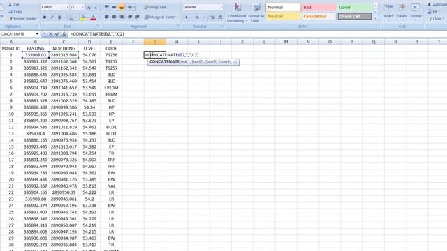 HOW TO DO CORDINATE IMPORT TO AUTO CAD FROM EXCEL|AUTOCAD ME CORDINATE IMPORT KAISE KARE|CONCATENAT смотреть онлайн