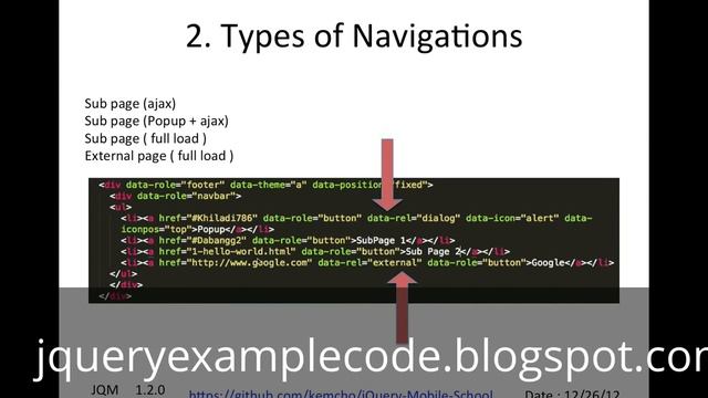 JQuery Mobile Tutorial -3 - Themes and Navaigation - 3 смотреть онлайн