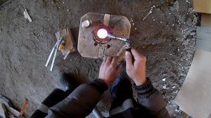 Литьё латуни в домашних условиях.