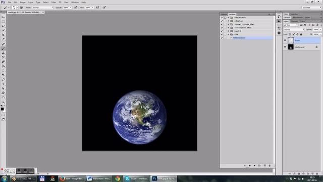 How To Use Fire Photoshop Effect Action смотреть онлайн