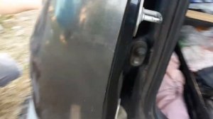 TOYOTA RAUM - Выпала направляющая задней двери