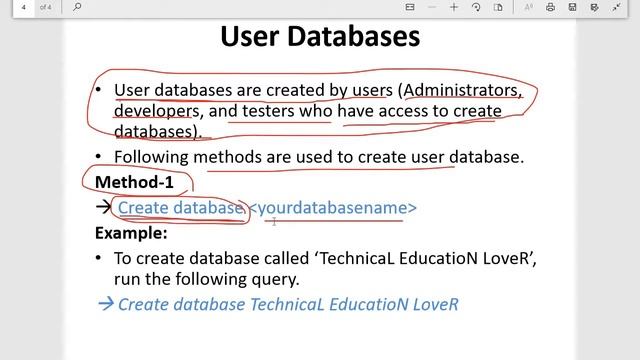 SQL Tutorial for Beginners | L-2 | Creating a Database смотреть онлайн