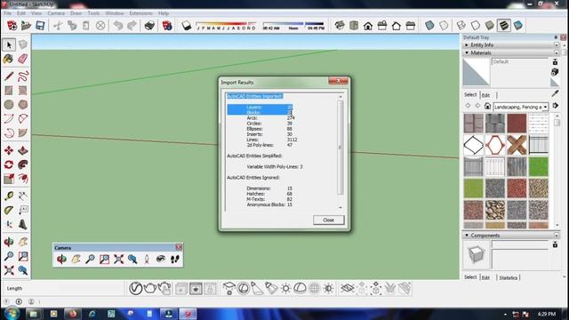 How to import DWG file into Sketch up смотреть онлайн