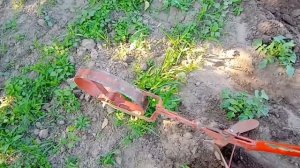Ручная распашка системы толкай.