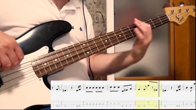 Aerosmith - Crazy Bass Cover  With TAB 2