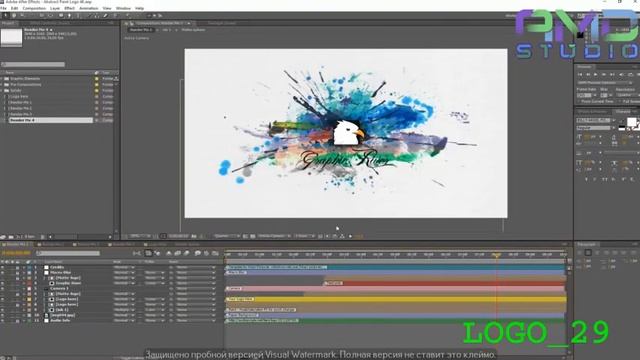 Анимированный логотип на заказ от AMD Studio (Артикул: LOGO-29) смотреть онлайн