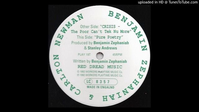 Benjamin Zephaniah & Carlton Newman - Pure Poetry смотреть онлайн