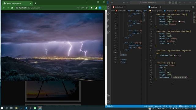 Галерея изображений используя HTML, CSS & JavaScript шаг за шагом || Pop-Up Image Gallery CSS & JS