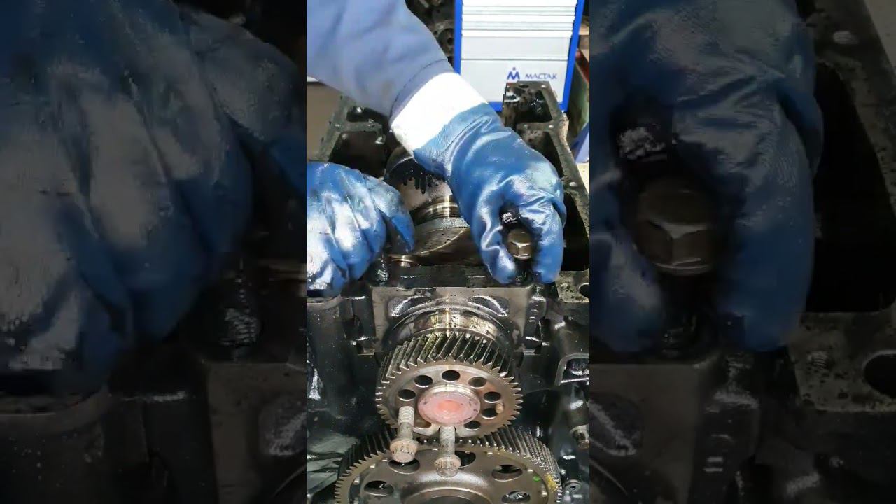 Достаю коленвал ОМ501///ACTROS смотреть онлайн