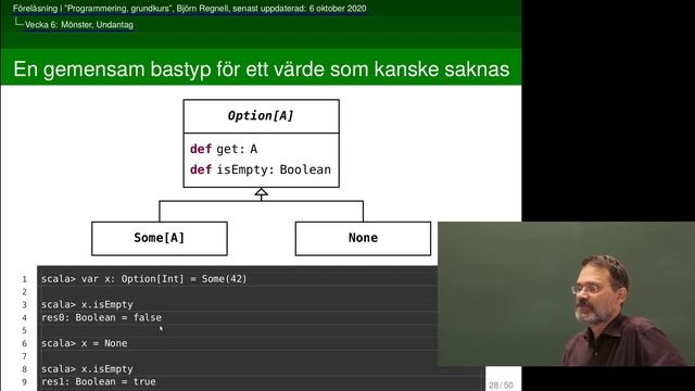 Programmering, vecka 6 del 3: Option смотреть онлайн