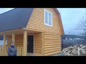 Проект бани 6х4 + Мансарда и Терраса # Баня под ключ в Екатеринбурге