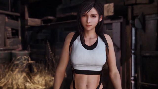FF7 Remake - Tifa & Aerith Yuri Scene