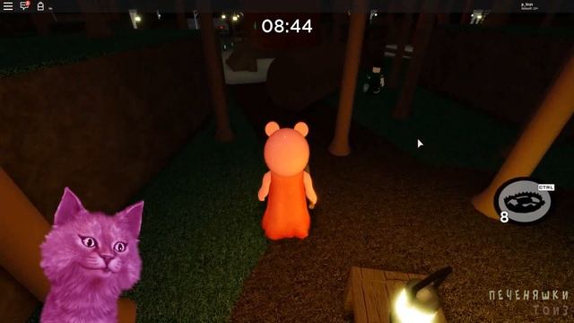 СТАЛА СВИНКОЙ ПИГГИ в РОБЛОКС. Обновление игры PIGGY ROBLOX против КОТЁНОК КЭТ смотреть онлайн
