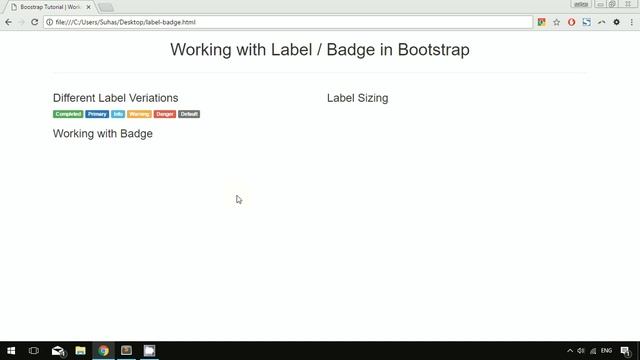 Bootstrap tutorial 9 - How to use label and badge classes in bootstrap? смотреть онлайн