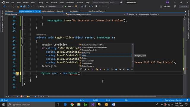 Registration & Login Form (with Authentication) Using C# & FireBase | Tutorial in Urdu/Hindi смотреть онлайн