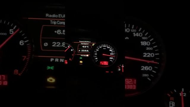 Audi A8 W12 6.0 acceleration 140-280km/h смотреть онлайн