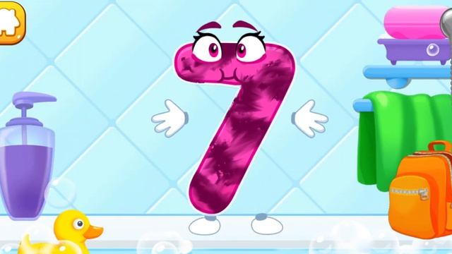 Цифра 7/Учим считать цифры 123 до 20 от GoKids!(Video) смотреть онлайн