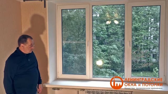 Отзыв клиента компании Ленинградские Окна и Потолки смотреть онлайн