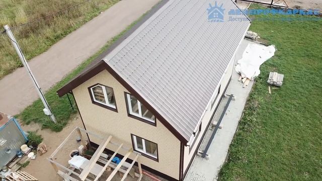 Каркасный дом 120кв.м. в Щеглово Ленинградской области смотреть онлайн