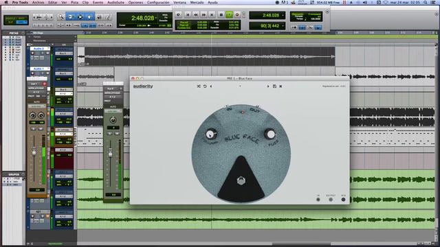 Blue Face by Audiority on bass guitar (VST/AU plugin) смотреть онлайн