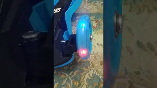 Самокат детский трёхколёсный синий смотреть онлайн