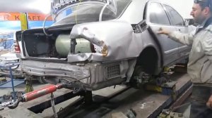 Mercedes Benz E Кузовной ремонт в Армении/body repair in Armenia