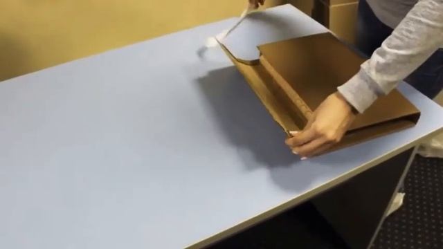 Инструкция по сборке. Картонная коробка для упаковки книг, журналов, каталогов, картин. смотреть онлайн