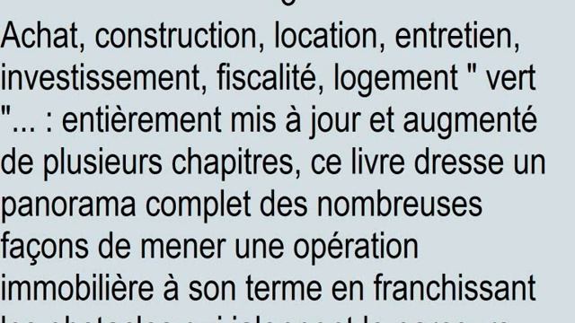 L'Immobilier pour les Nuls, 4e édition Catherine SABBAH, Laurence BOCCARA Livres смотреть онлайн