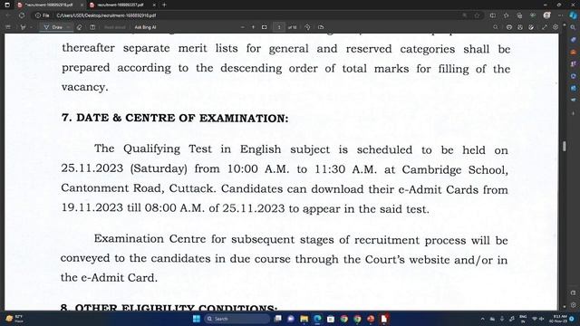 Odisha High Court ASO & Stenographer Recruitment 2023 | Syllabus | Eligibility | POSTs | смотреть онлайн