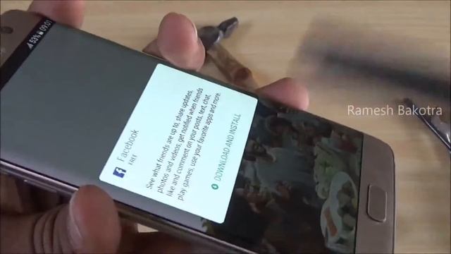 Samsung Galaxy S7 края экрана к царапинам Gorilla Glass Test 4 смотреть онлайн