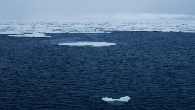Ambient Arctic in 4K UHD - Soothing Music and Ice-Covered Ocean Landscapes смотреть онлайн