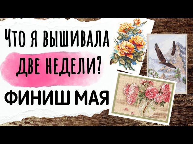 155. Продвижения за ДВЕ НЕДЕЛИ | Финиш мая | Вышивка крестом смотреть онлайн